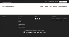 Desktop Screenshot of diycosmetics.com